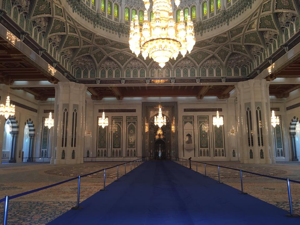 Sultan Qaboos Grand Mosque Interior