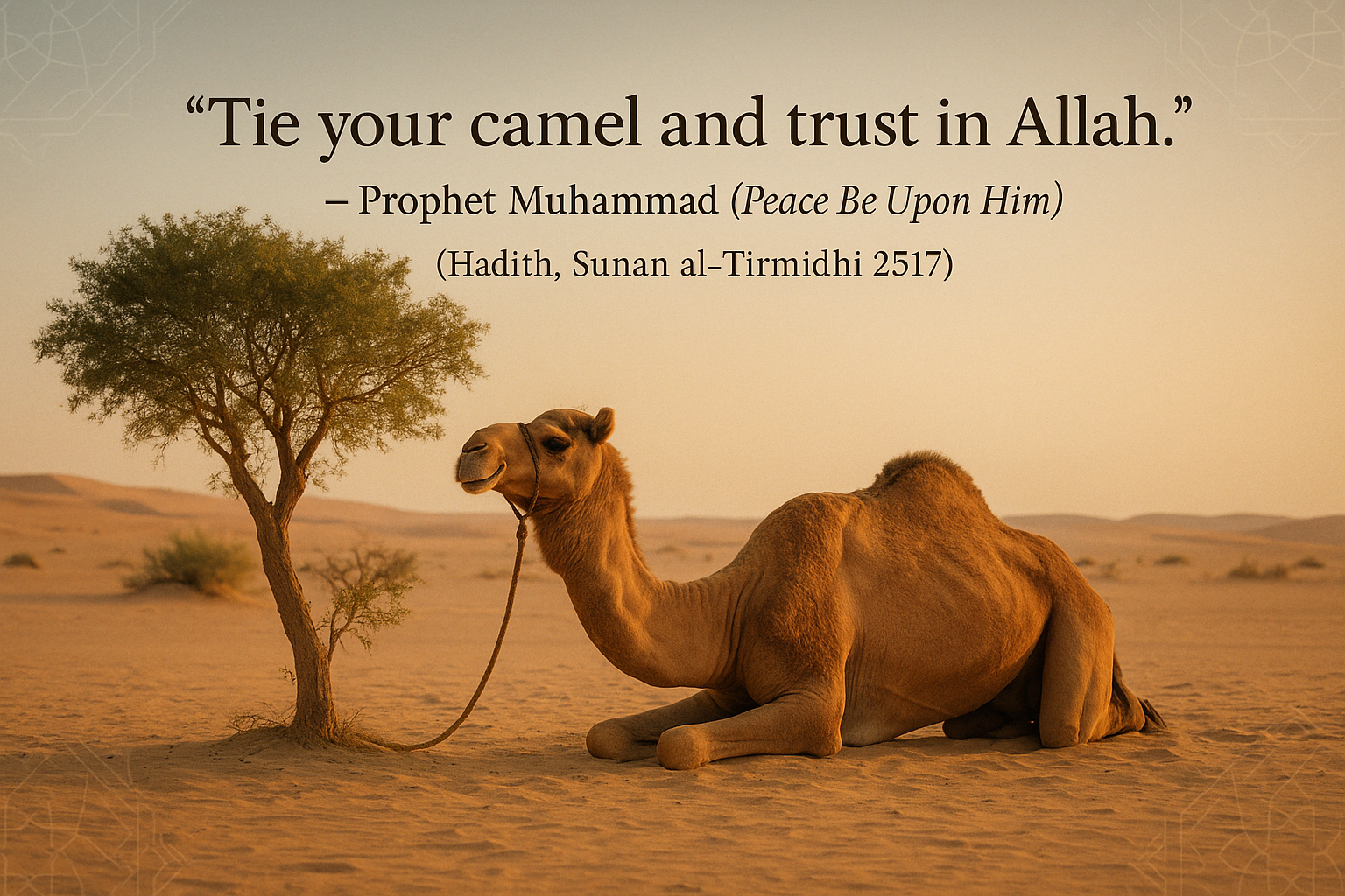 Tie Your Camel Hadith